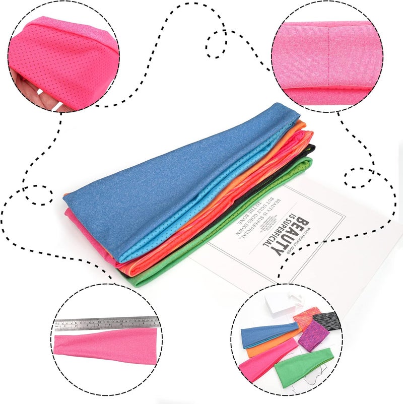 JOYOYO Kids Headbands Breathable Athletic Sweatbands Sports Headband for Girls and Boys Moisture Wicking Elastic Hairband for Toddler Children and Teenagers - Image 3
